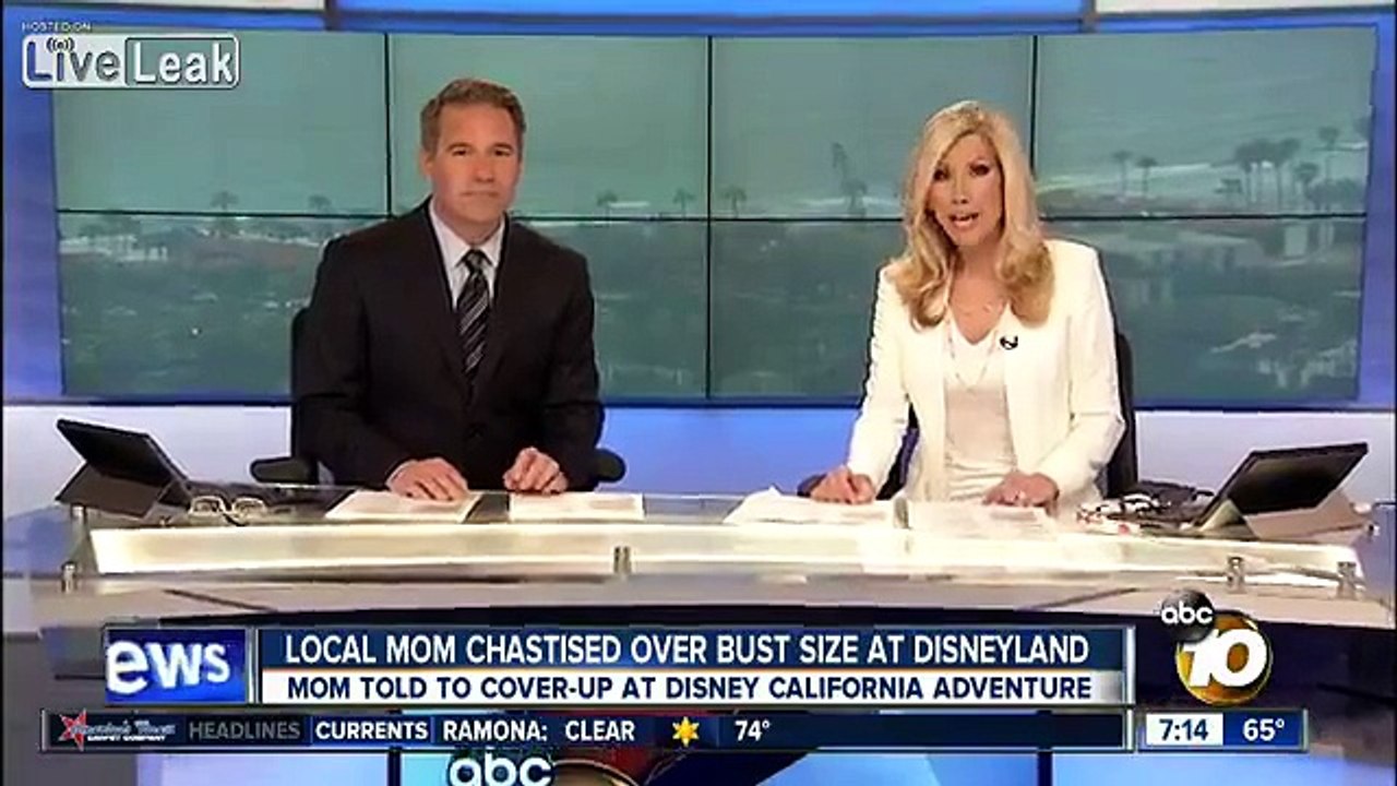 Disney Employee Tells Woman To Cover Up Her Big Breasts