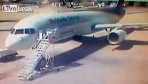 UPS AC Truck Smashes into Plane