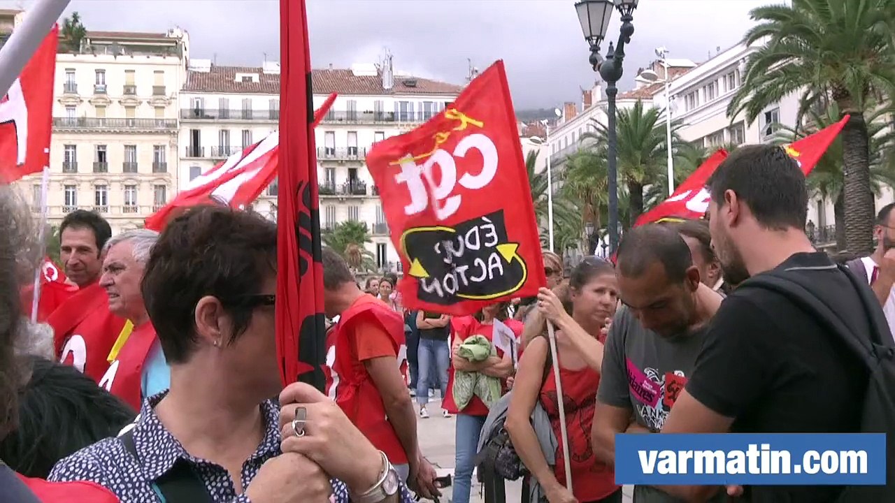Des enseignants varois dans la rue contre la réforme des collèges