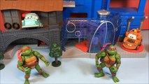Teenage Mutant Ninja turtles toys TMNT toys imaginext mater garage disney pixar kura kura cars kids 