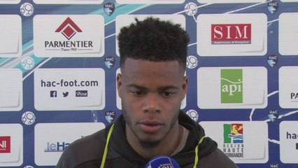 Avant Dijon - HAC, itv de Dénys Bain