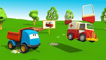 Léo le camion curieux - L'ambulance _ Dessins animés en français (360p)