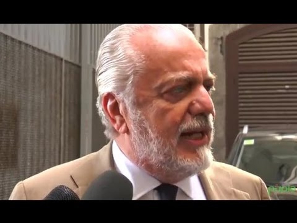 Napoli - De Laurentiis: "Maradona non conosce più Napoli" (16.09.15)