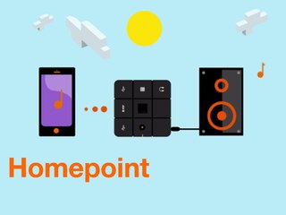 Homepoint - Diffuser sa musique - Orange
