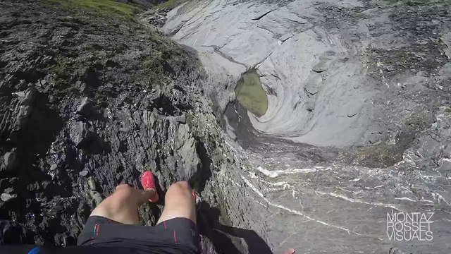 Course au somment des montagne en POV