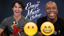 Darren Criss and Leslie Odom Jr. Emoji Music Challenge #2