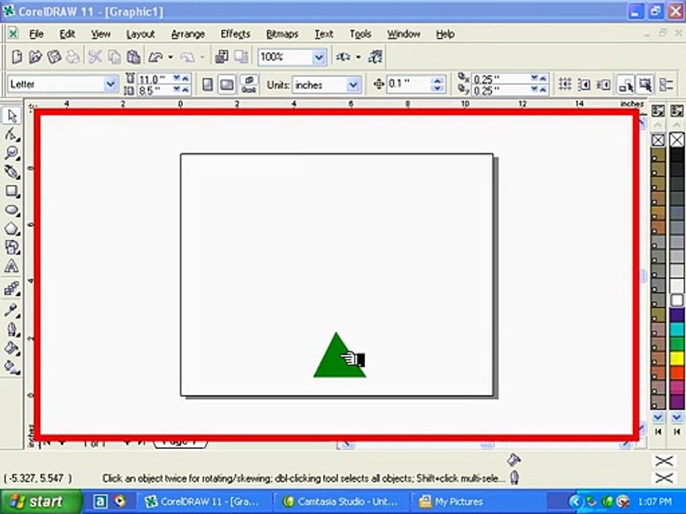 How to use Polylins Tool in coral draw urdu/hindi lectures