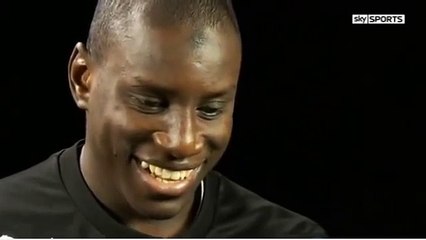 Demba Ba Talking About Strawberry Syrup During Sky Sports Interview With Geoff Shreeves