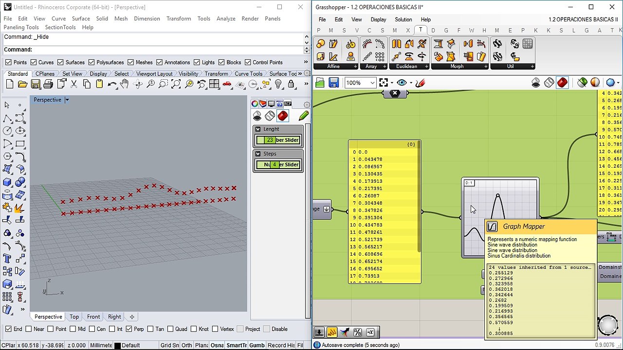 Grasshopper | 1.2 | Operaciones básicas II - Clase 1 | www.jbono.es