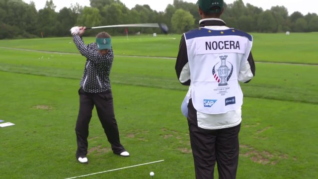 Golf - Solheim Cup : Icher, la bonne ambiance