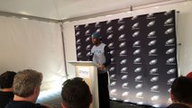 DeMarco Murray's Not Top-10 Moment During His Press Conference When Asked About Playing Cowboys