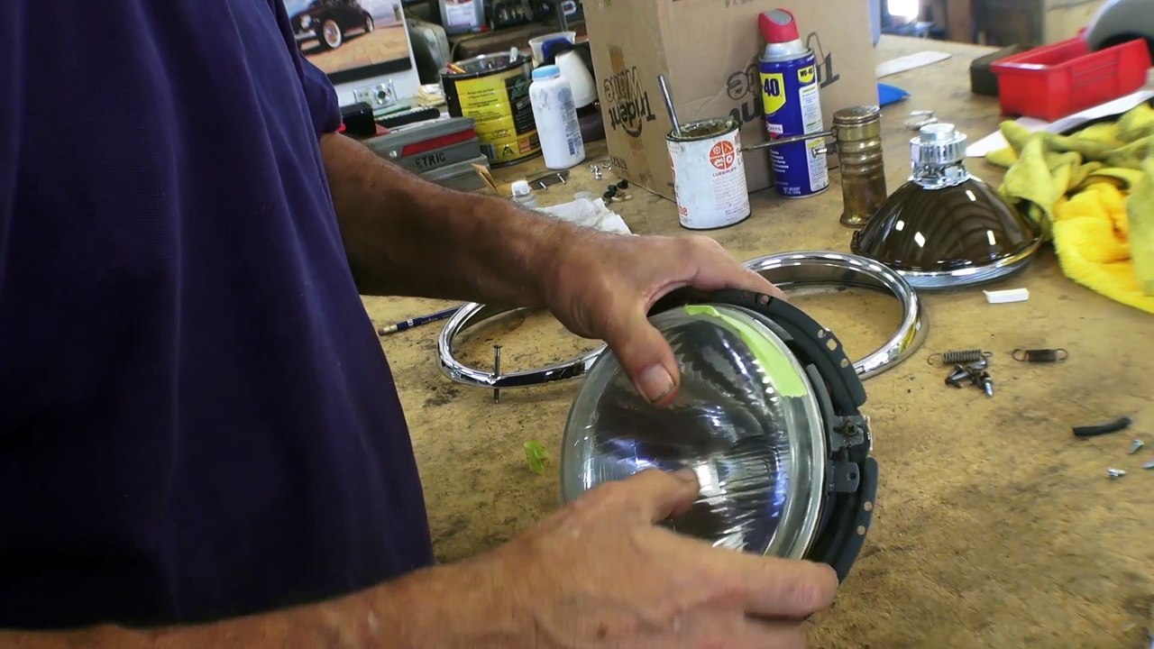 Classic VW BuGs How to Install LED Headlight Lighting Review Vintage Beetle Car