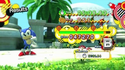 Let's Play Sonic Generations Part 3:Hey, We Saved Good Old Knucklehead XD