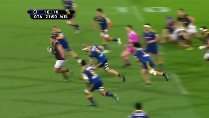 Rugby - PROP Reggie Goodes Big don't argue on a wing!