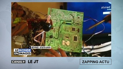 Un collégien américain se fait arrêter par la police... pour avoir amené un réveil artisanal en cours !