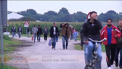 Stad vangt 550 vluchtelingen op achter Martini Ziekenhuis - RTV Noord