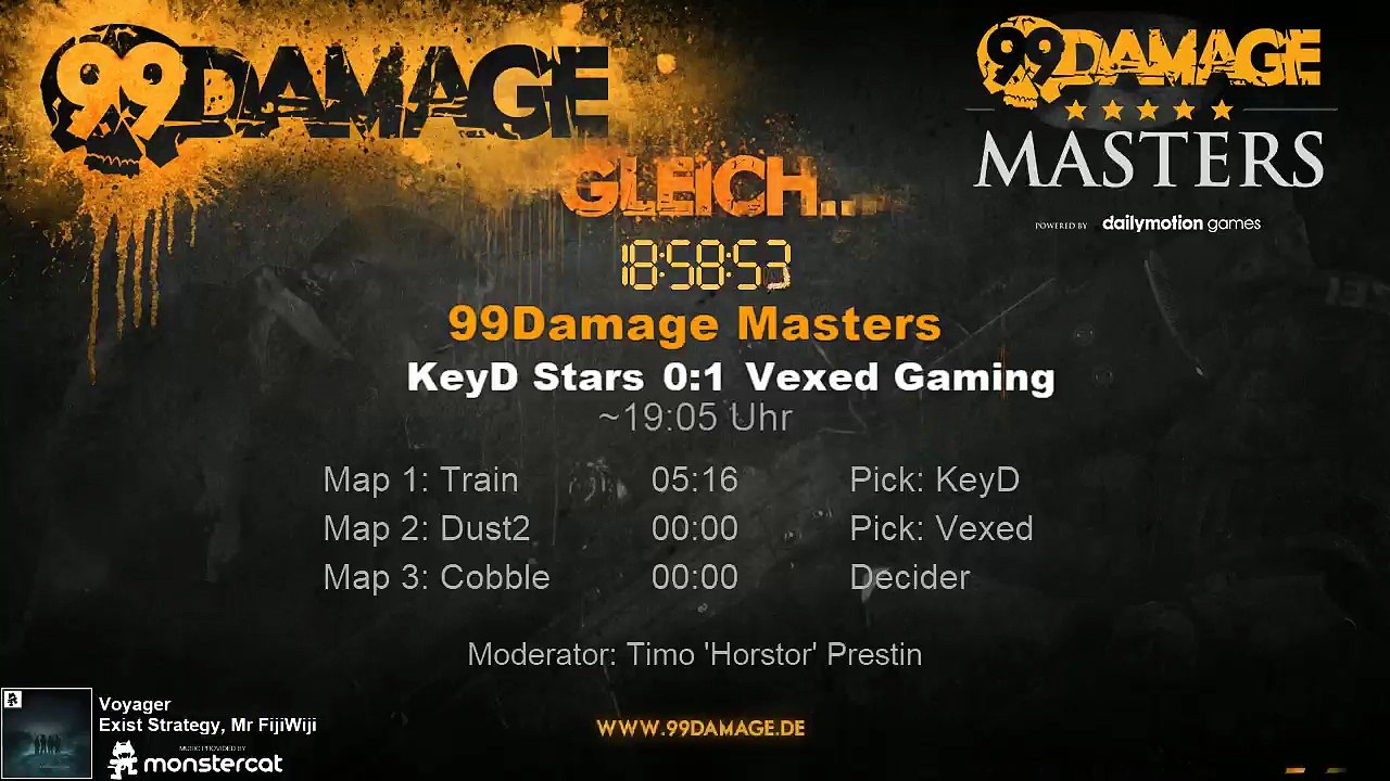 99DAMAGE Masters mit Horstor - German Stream (REPLAY) (2015-09-17 18:56:09 - 2015-09-17 19:10:39)