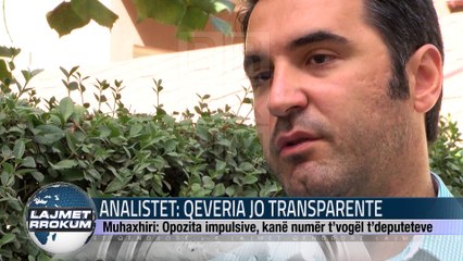 ANALISTET QEVERIA JO TRANSPARENTE