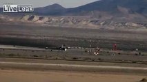 WB-57 departure at Nellis AFB.