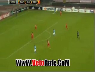 "درايس ميرتينز"يحرز الهدف الثانى نابولى فى كلوب بروج