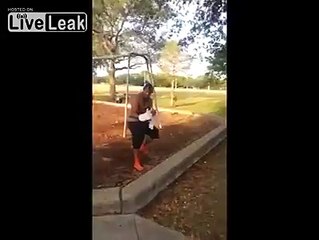 Man gets knocked out during a fight