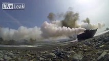 GoPro Shot of US Marines' Amphibious Assault