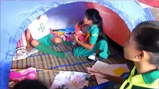 Girl Scouts of the Philippines Camping Requires a Tent Treated by Joshua & BebotsOnly
