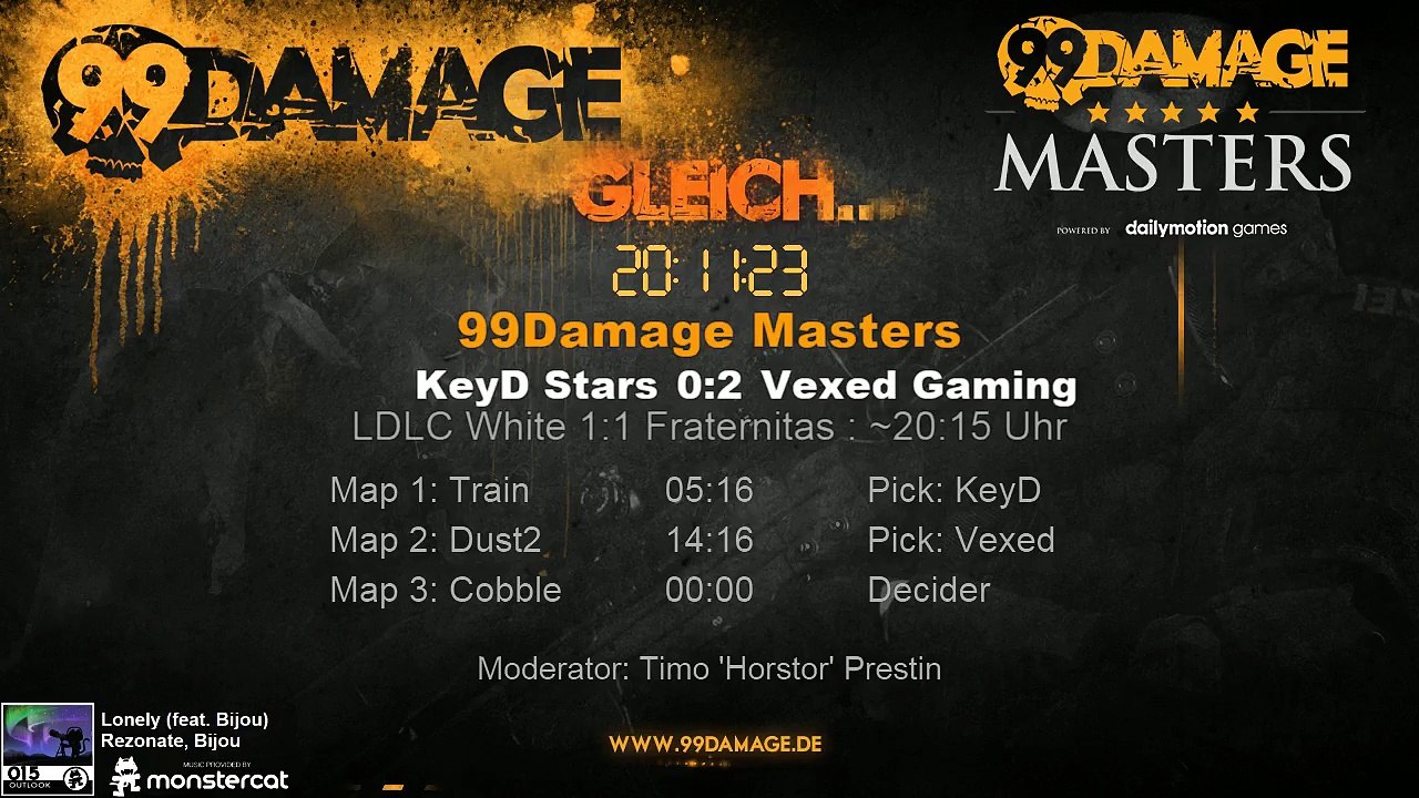99DAMAGE Masters mit Horstor - German Stream (REPLAY) (2015-09-17 20:06:33 - 2015-09-17 20:18:47)