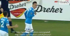 Marek Hamsik Amazing GOAL - SSC Napoli 4-0 Club Brugge