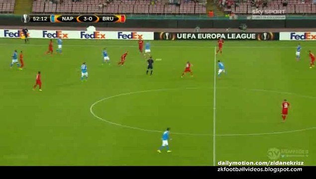 4-0 Marek Hamsik Goal | Napoli v. Club Brugge 17.09.2015 HD