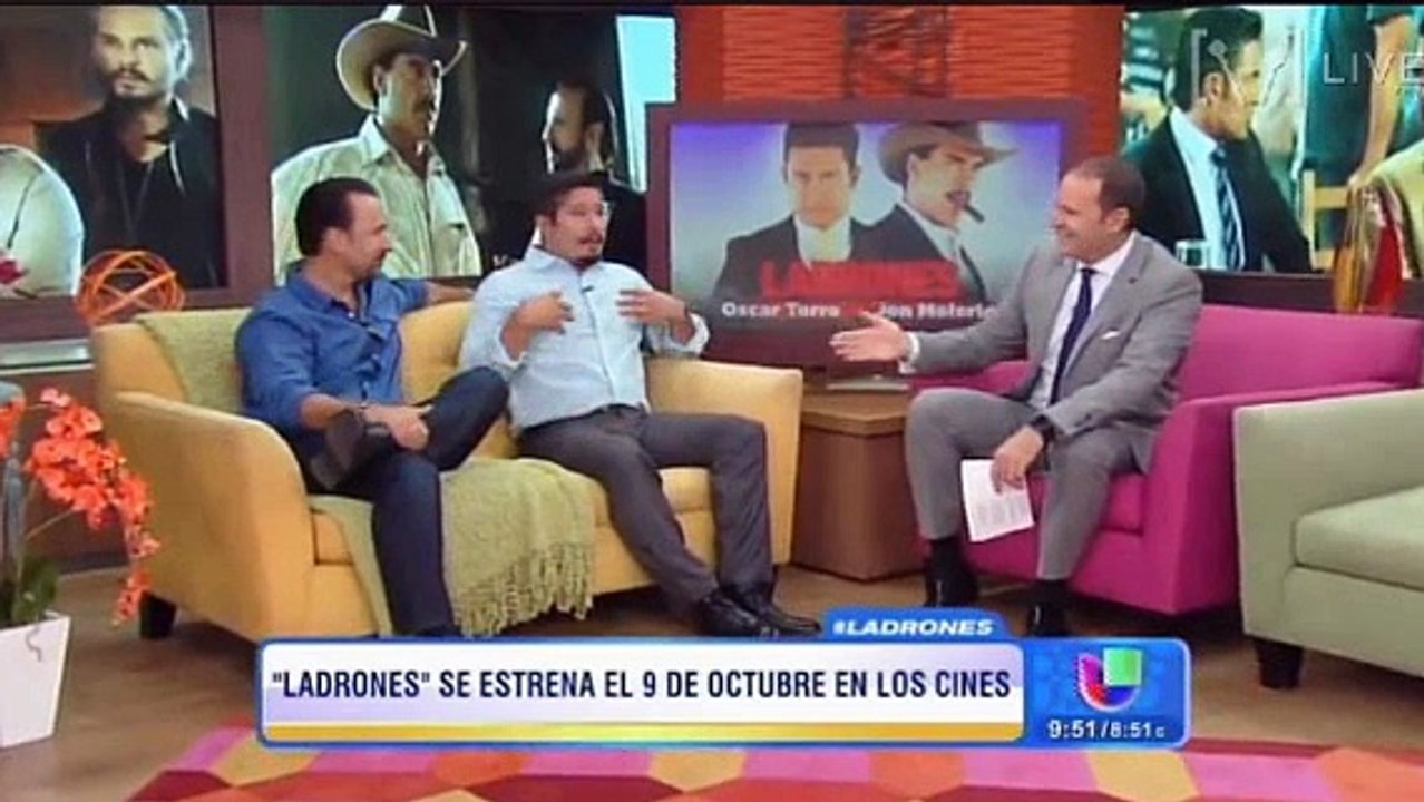 FERNANDO COLUNGA "Despierta América" 170915 con Jon Molerio y Óscar Torre sobre "Ladrones"