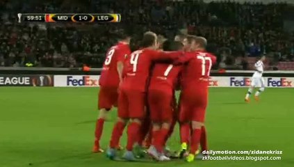 All Goals and Highlights | Midtjylland v. Legia Warsawa - Michał Kucharczyk Own Goal 17.09.2015 HD