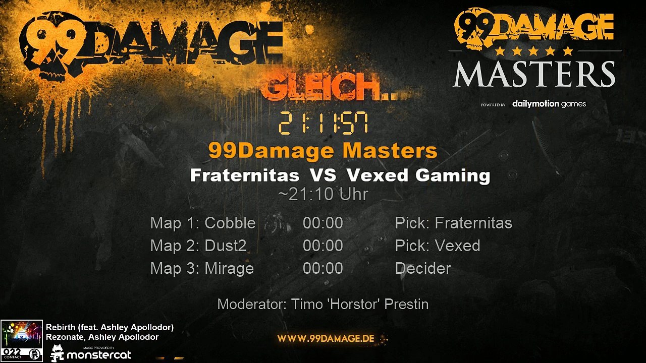 99DAMAGE Masters mit Horstor - German Stream (REPLAY) (2015-09-17 21:08:52 - 2015-09-17 21:16:53)