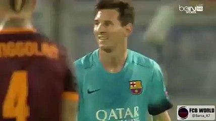 Messi didn't go to Celebrate with teammates, instead he went to the injured player and asked him if he's fine.