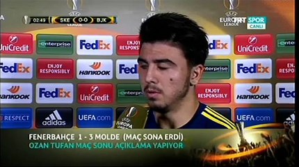 Ozan Tufan: "Taraftarımızdan özür diliyoruz"