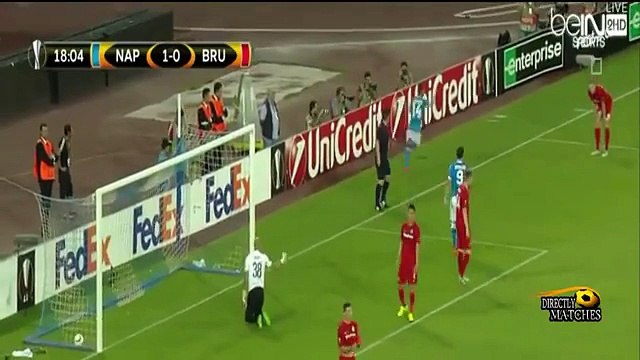 مشاهدة اهداف مباراة نابولي وكلوب بروج بتاريخ 17-09-2015 الدوري الأوروبي