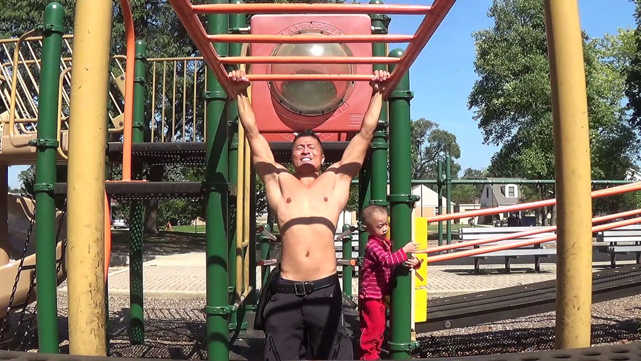 Fitness Test - 16 Full Range Pull Ups Behind Neck - Sept 17 2015