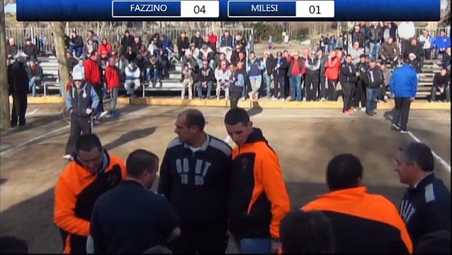 National à pétanque d'Agde 2015 : Huitième FAZZINO vs MILESI