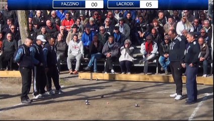 National à pétanque d'Agde 2015 : Quart LACROIX vs FAZZINO
