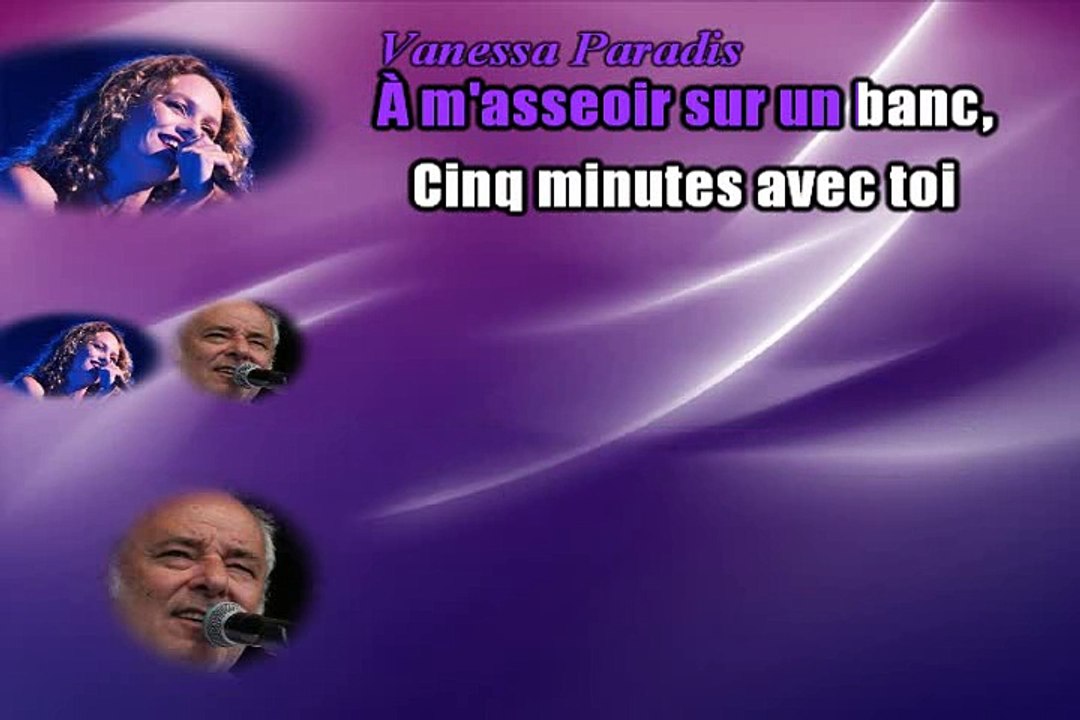 Karaoké Maxime Le Forestier et Vanessa Paradis - Mistral gagnant