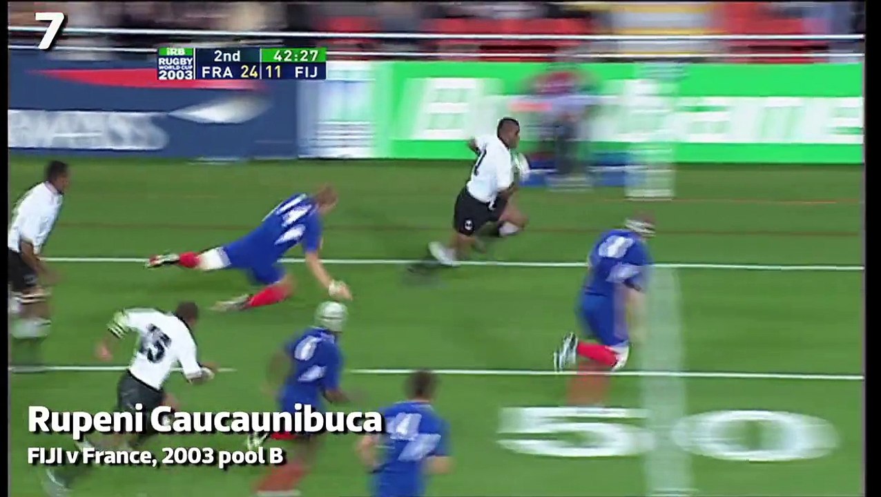 Rugby : Top 10 des plus beaux essais en Coupe du Monde