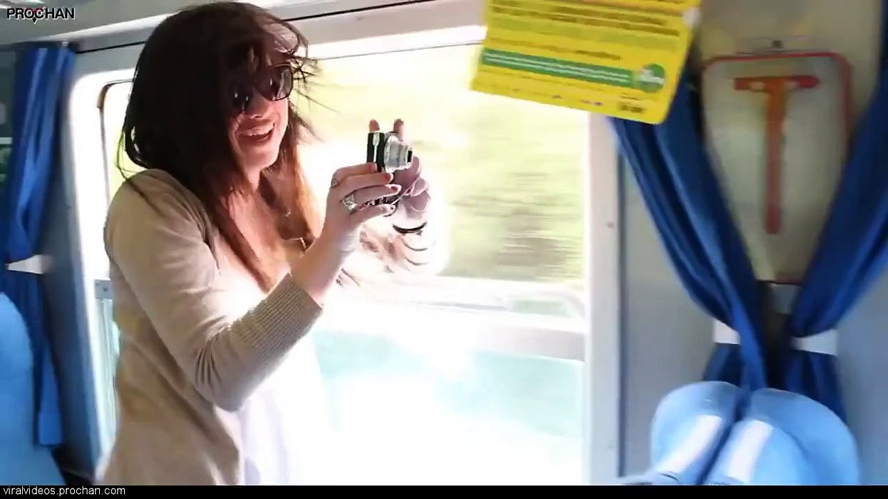 Girl Almost Loses Her Head!