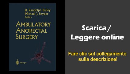 Download eBook # Ambulatory Anorectal Surgery
