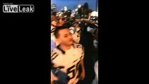 Broncos Fan Physically Beat By Charger Fan Crowd