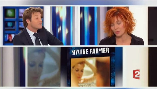 Mylène Farmer au JT de Laurent Delahousse à 20 Heures sur France 2