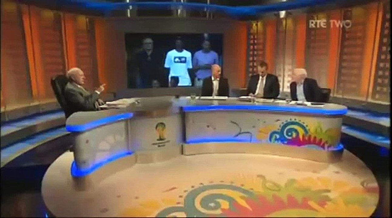 Brazil Vs Mexico 0-0 - Eamon Dunphy Swearing Live On Air - June 17 2014 - World Cup - [High Quality]