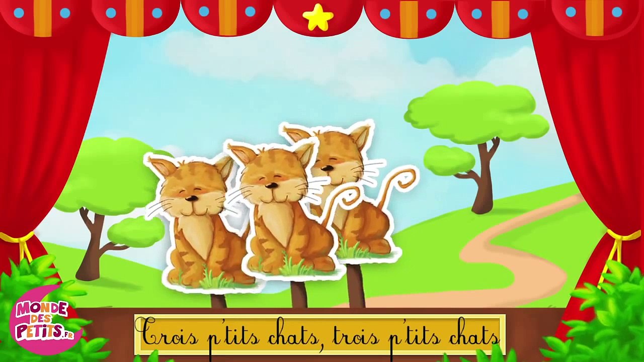 3 Petits Chats Comptine Video Dailymotion
