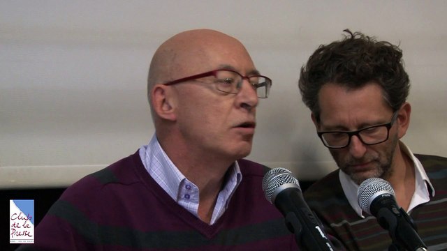 Thierry Masure, nouveau directeur du bureau lillois de l’AFP au Club de la presse Nord - Pas de Calais (14/09/2015)