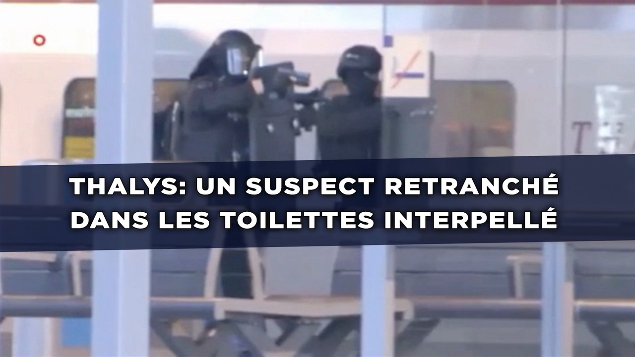 Thalys: Un homme prétendant détenir une bombe retranché dans un train