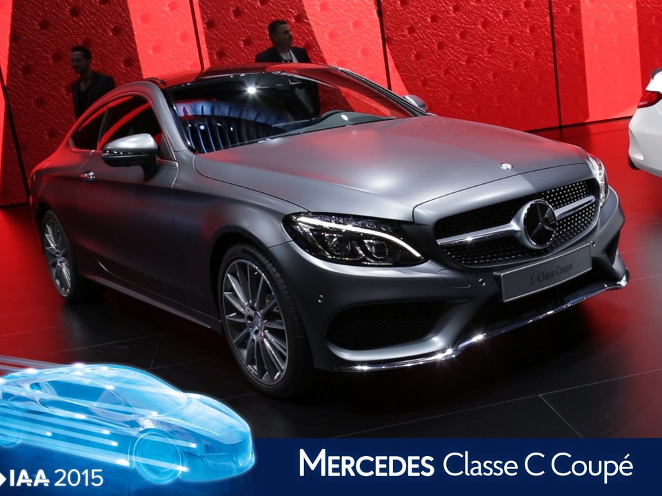 Mercedes Classe C Coupé en direct du salon de Francfort 2015